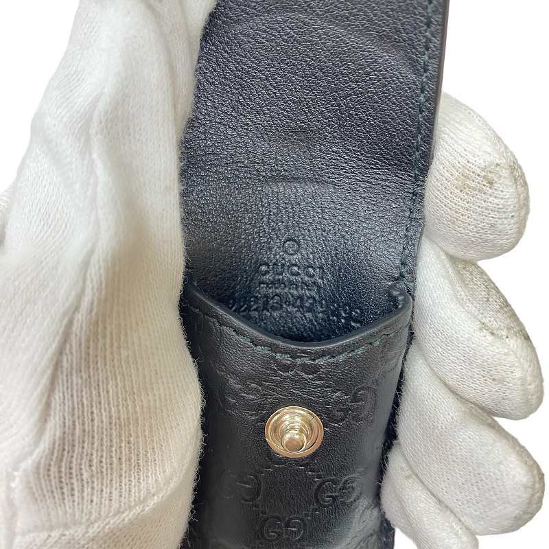 グッチ　靴べら　メタルシューホーン　新品 グッチ GUCCI シューホーン 靴べら メタル レザー マイクロシマ ケース