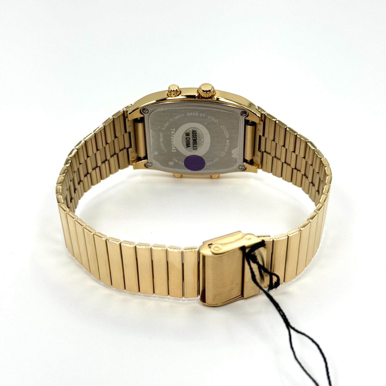 【ヴィンテージ】CITIZEN シチズン メンズ腕時計 稼働品 シチズン 腕時計 アナデジ JM0542-56X アラーム クロノグラフ 新品正規