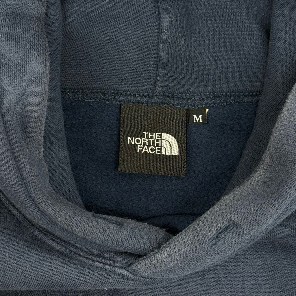 中古 THE NORTH FACE XLサイズ 裏起毛 パーカー ネイビー M