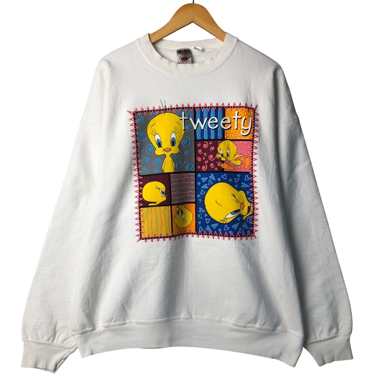 古着 90年代 フルーツオブザルーム FRUIT OF THE LOOM Looney Tunes ルーニー テューンズ トゥイーティー eaa589043