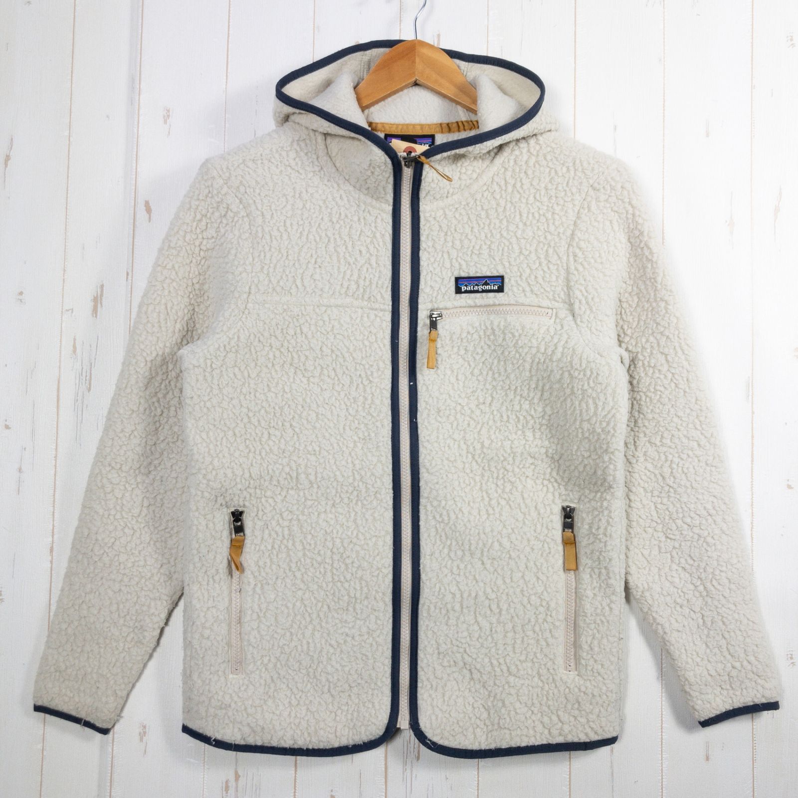 patagonia フリースジャケット XS アイボリー patagonia - パタゴニア
