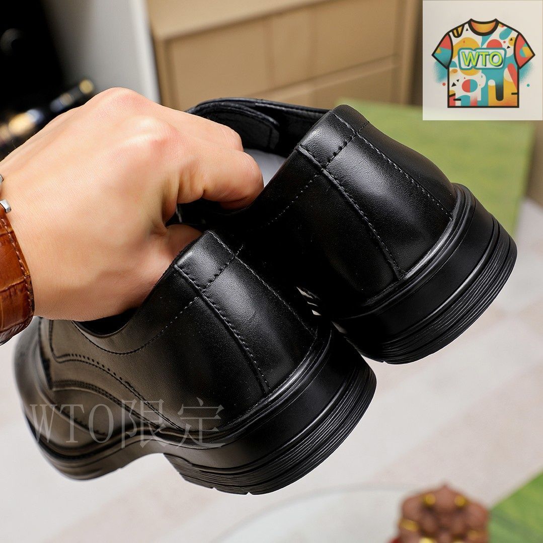 GUCCI メンズ ビジネス フォーマル レザーシューズ07-GB35