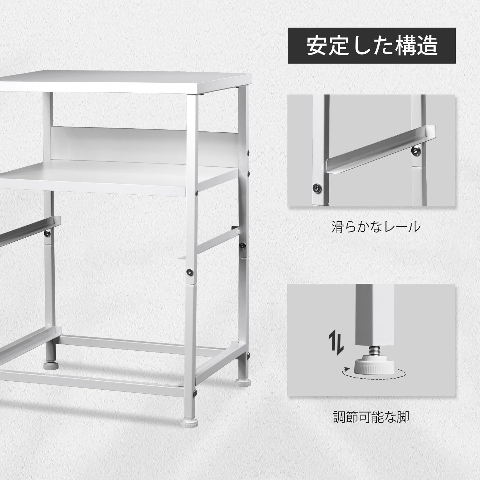 白 2つ引き出し付き 寝室 サイドテーブル ナイトテーブル 白 2つ引き出し付き 寝室 サイドテーブル ナイトテーブル