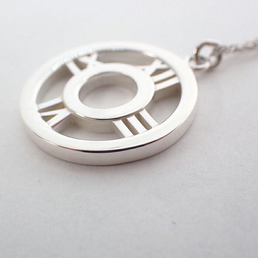 ティファニー 925 オープンアトラス メダリオン ペンダント//g508-63  