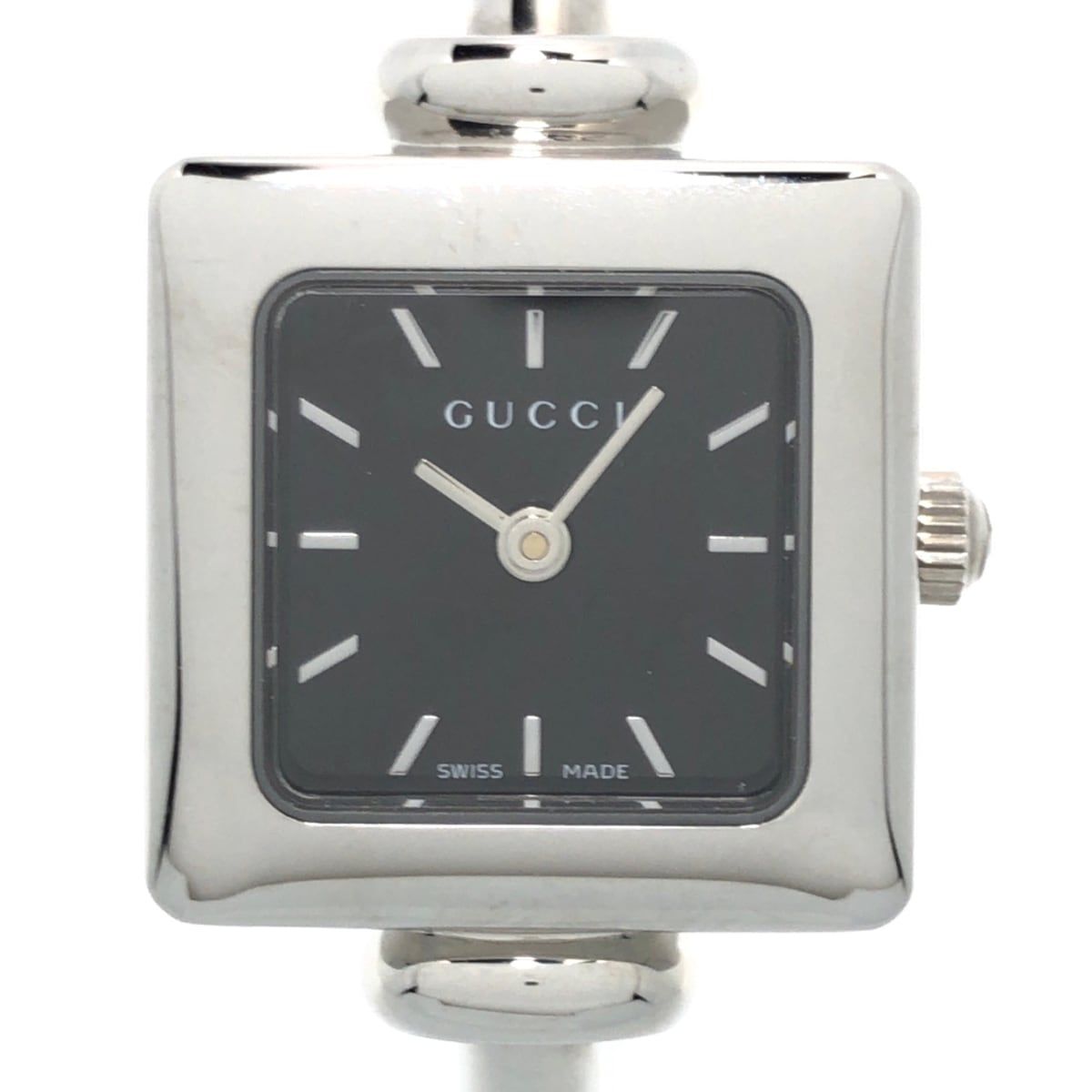 GUCCI(グッチ) 腕時計 1900L レディース 黒 - メルカリレディース