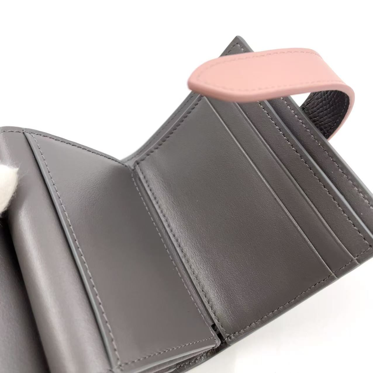 グレー×ピンク 財布