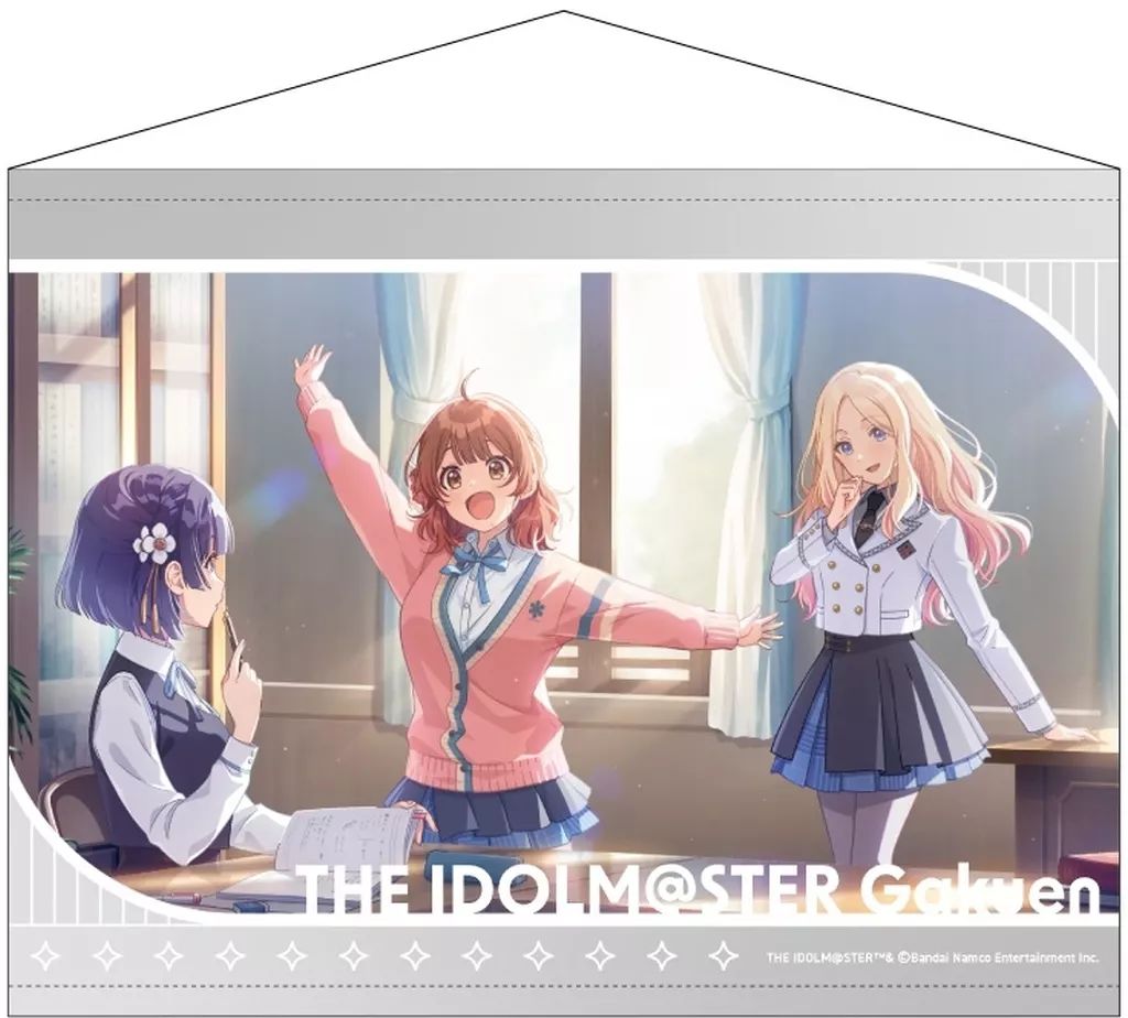 中古】タペストリー 花海佑芽＆秦谷美鈴＆十王星南 B2タペストリー