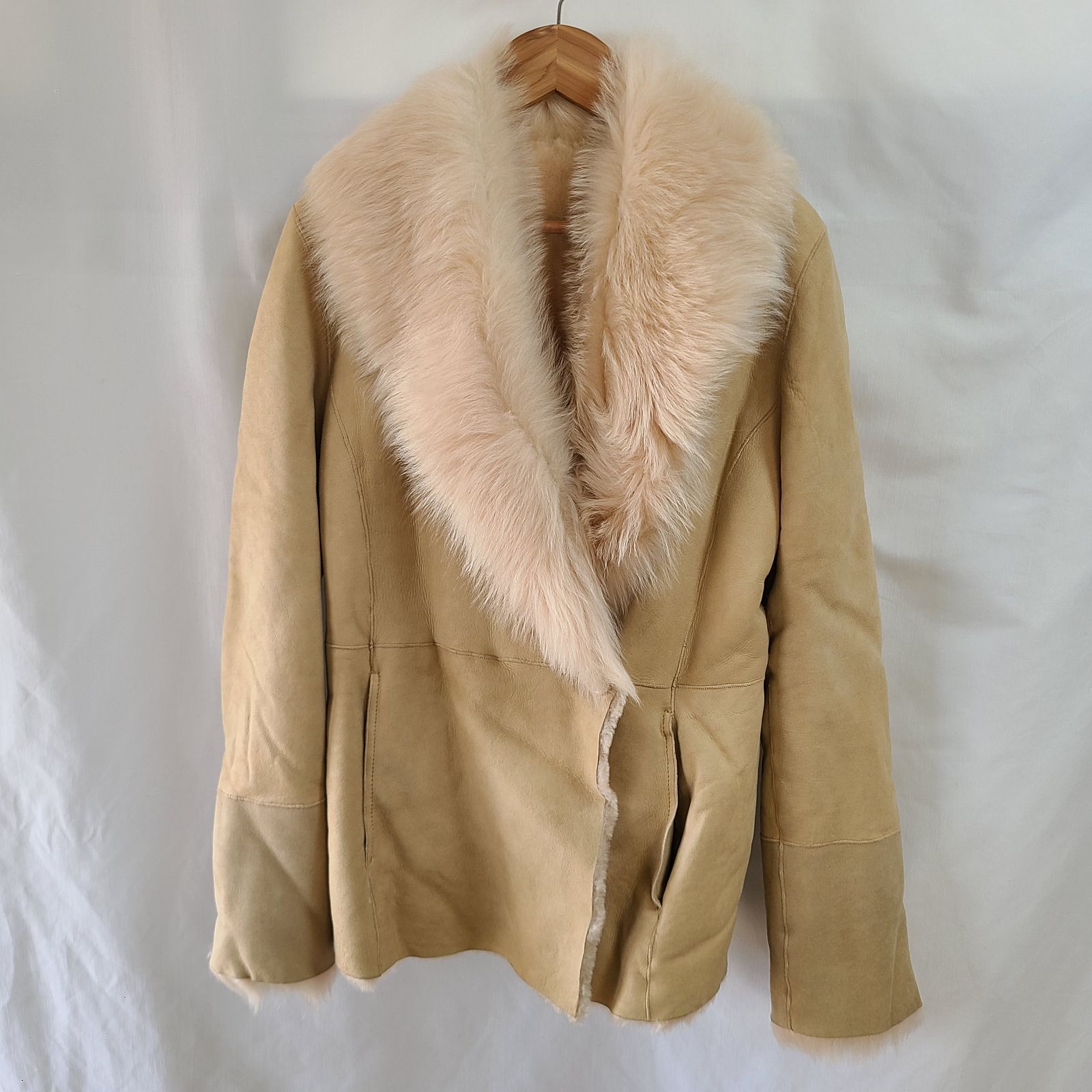 z115 pridegride プライドグライド ムートンコート ベルト付き  