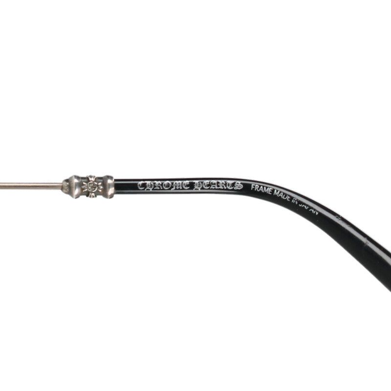 クロムハーツ JUCIFER I メタルラウンドフレーム眼鏡 メンズ 46□21  