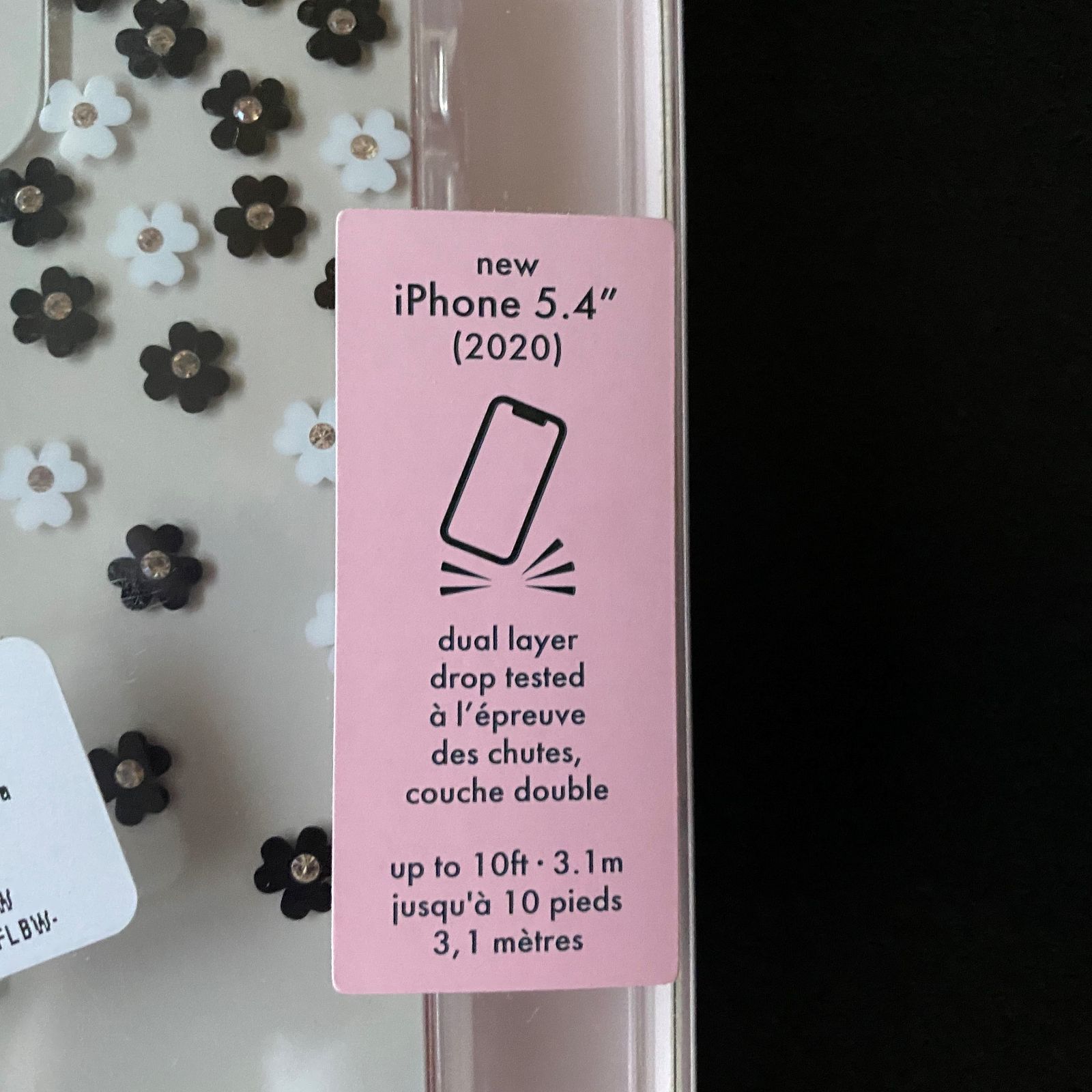 【新品未使用】spade ケイトスペード ケース　12/12pro iPhone 12 Pro Max用 kate spade（R）ブックタイプケース／Black