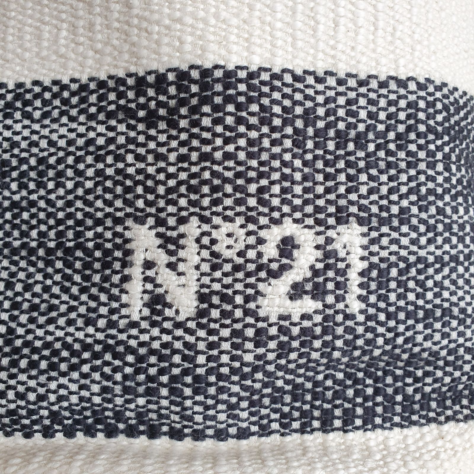 コットンバケットバッグ オフホワイト