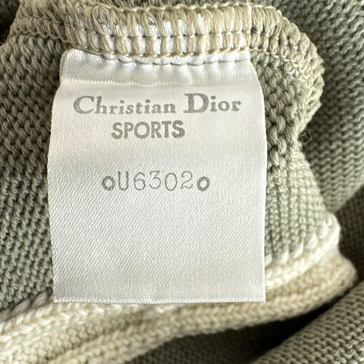 ブルゾン クリスチャンディオールスポーツ グレー Mサイズ ChristianDiorSPORTS/blouson/navy/クリスチャンディオール