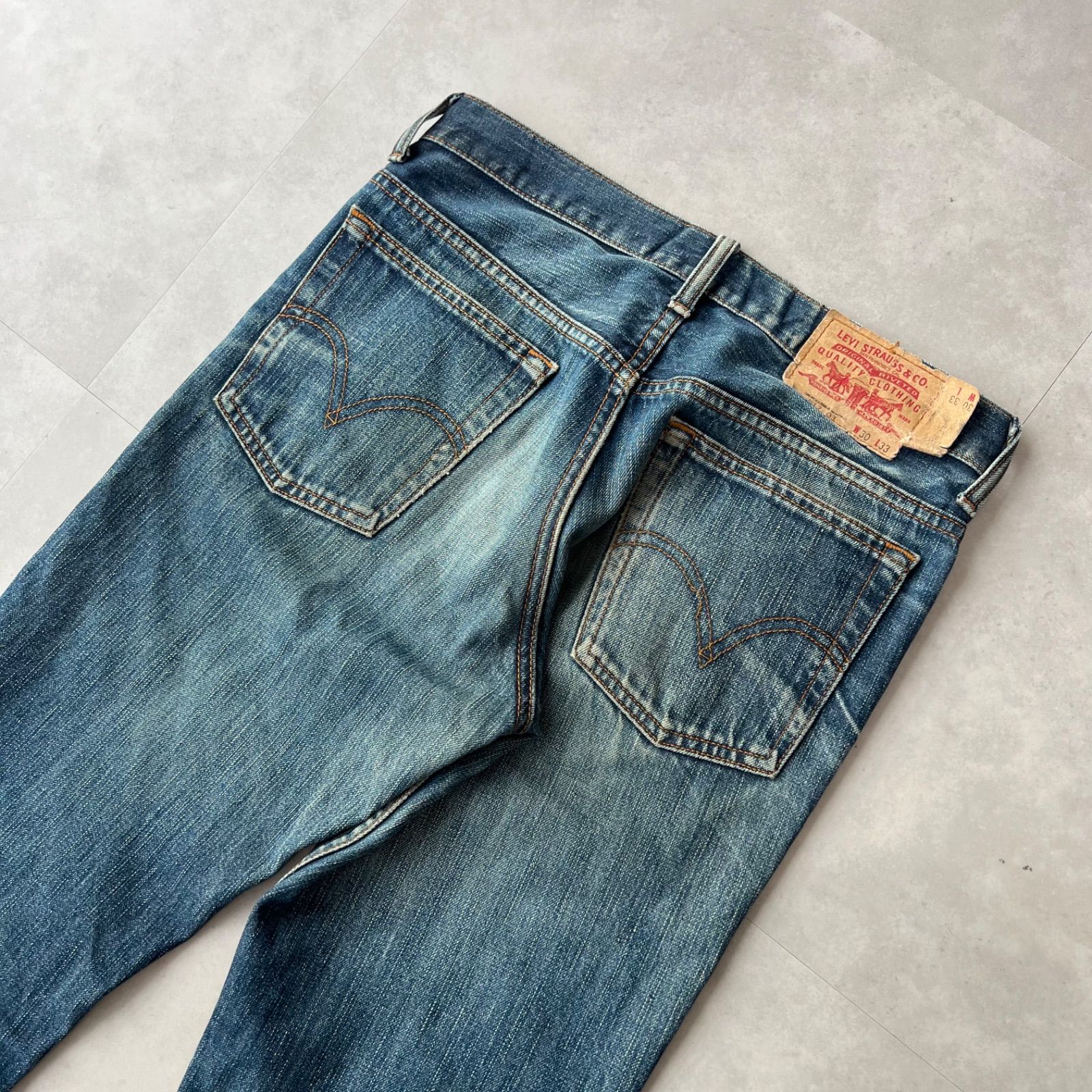 90s フィリピン製 リーバイス 517 ブーツカット ヒゲ 蜂の巣 色落ち