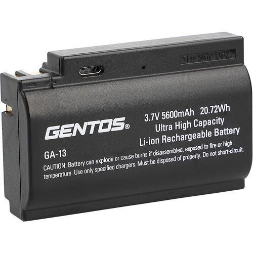 2営業日で発送 GENTOS ジェントス GENTOS ジェントス LED ヘッドライト Gシリーズ GH-103RG GH-200RG用 充電池 GA-13 ANSI規格準拠