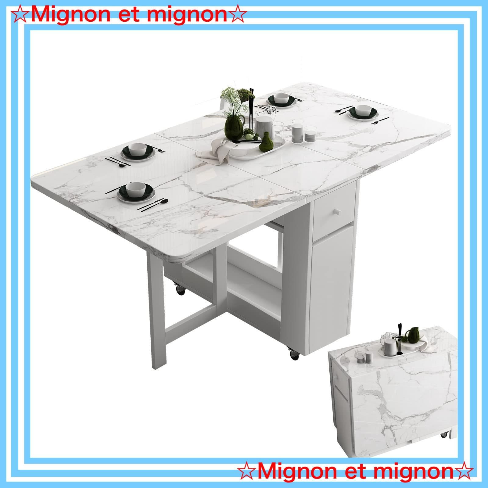 スピード発送】折りたたみダイニングテーブル、物置棚と2つの物置