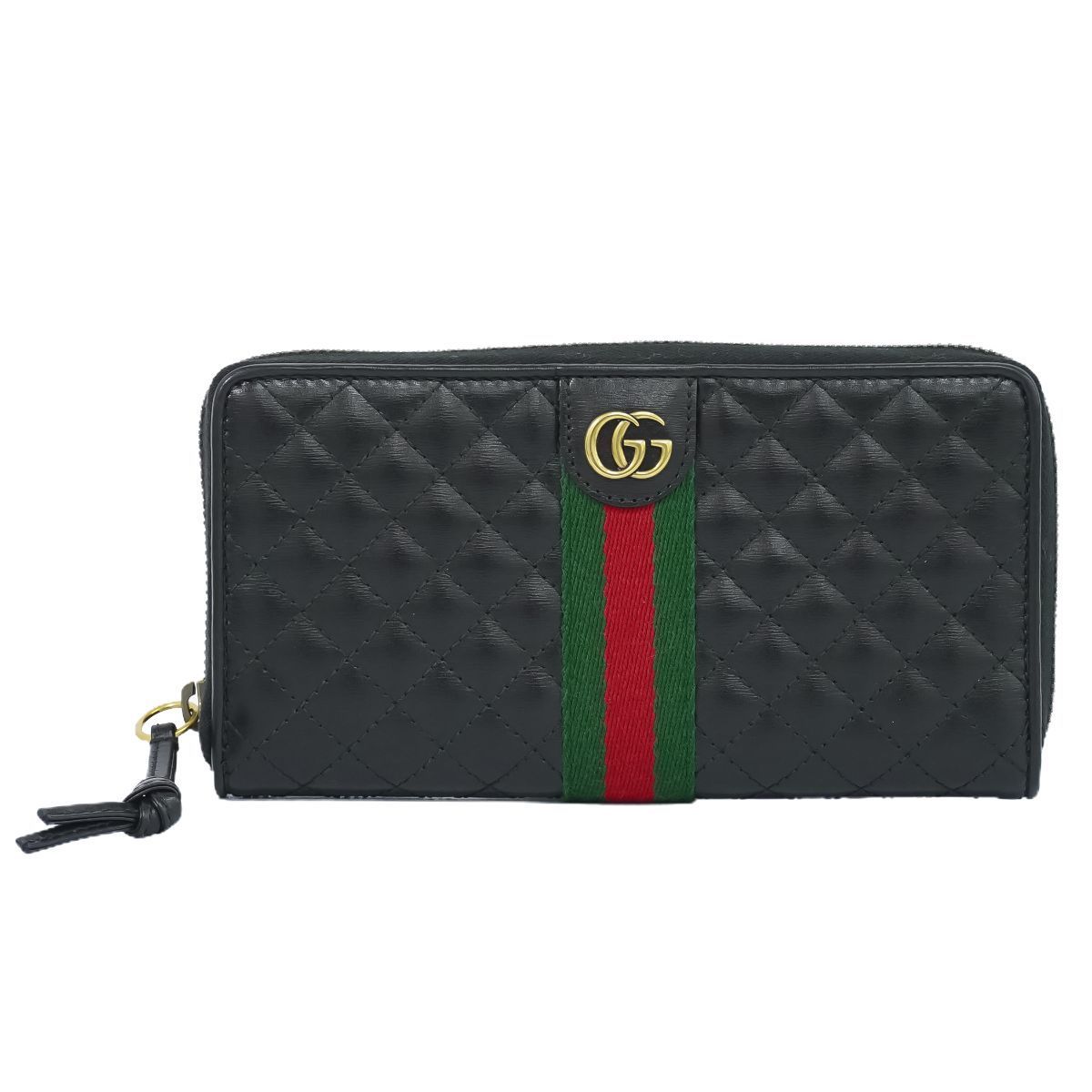 グッチ GUCCI シェリーライン ダブルG ラウンドファスナー 長財布