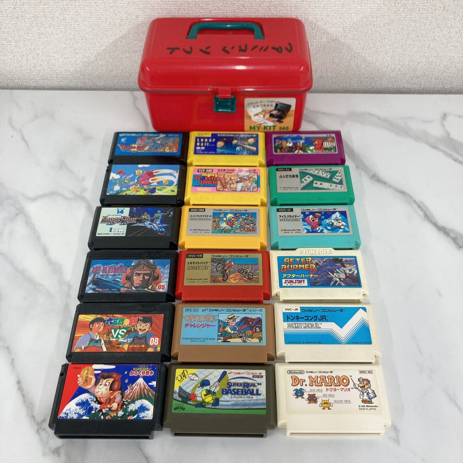 ファミコン18本まとめ売り （ファミリーコンピュータ コントローラー 