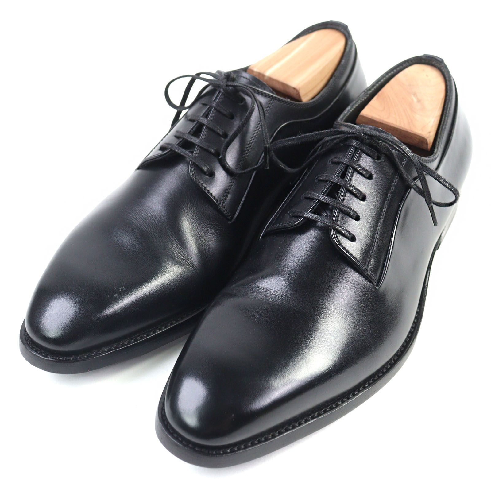ドンドン見直し ○Dior HOMME ディオールオム プレーントゥ グッドイヤーウェルト製法 ビジネスシューズ レザーシューズ ブラック 39 イタリア製 メンズ