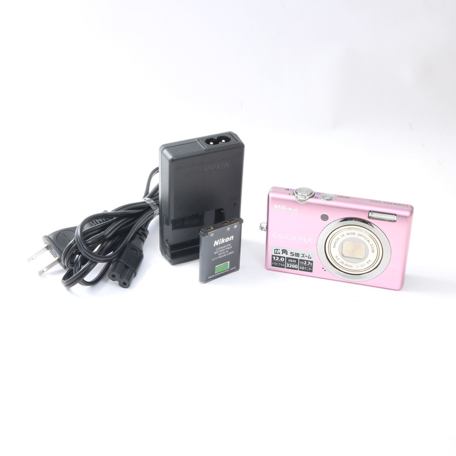 Nikon ニコン COOLPIX クールピクス S570 希少色 ピンク 箱付 Amazon