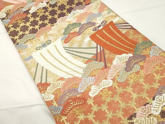 吉祥枝松文 金糸