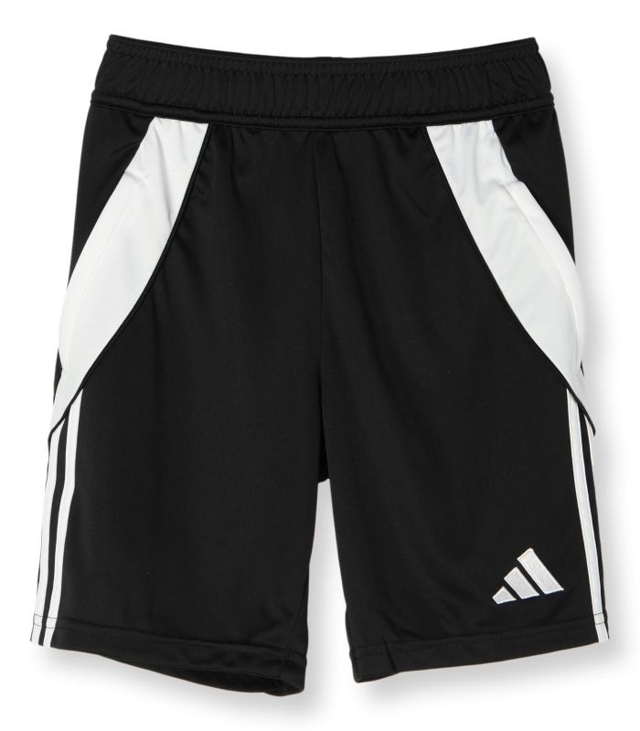 【新品・5営業日で発送】ADIDAS アディダス 43_キッズTIRO24トレーニングショーツ (HEJ06) 色 : BLK／WHT サイズ : J150 