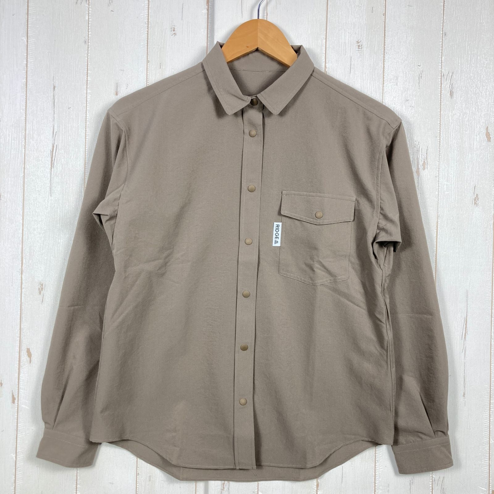 Men s L ブラウン系 Ridge Mountain Gear リッジマウンテンギア ベーシック ロングスリーブ シャツ Basic Long Sleeve Shirt Tawny Brown ポリエステル ウェア トップス