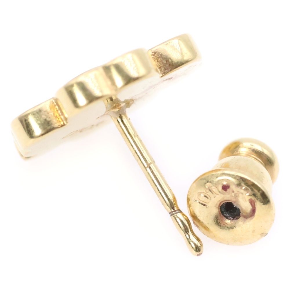 Christian Dior クリスチャンディオール CDロゴ デスティニー ピアス イヤー ホワイト×ゴールド GP USTAUSTRALIA_COM_AU