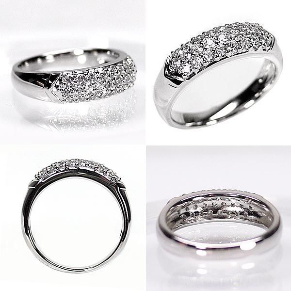 パヴェリング エタニティリング ダイヤリング 0.50ct エタニティ