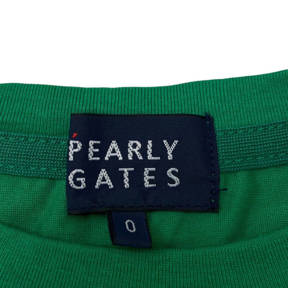 サイズ：0 PEARLY GATES パーリーゲイツ 半袖Tシャツ グリーン系