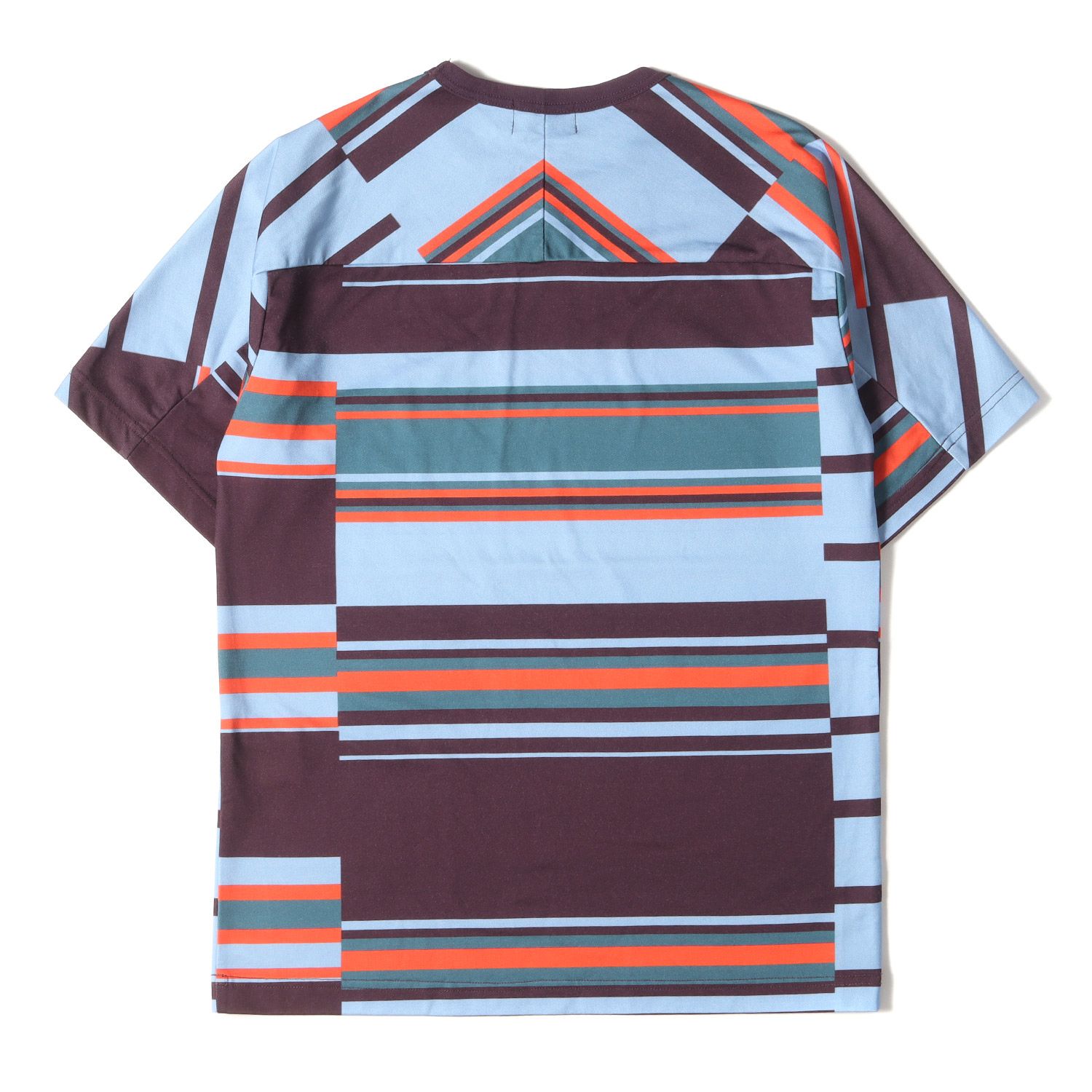 kolor カラー Tシャツ サイズ:1 マルチボーダー 変型 切替 ポリ 