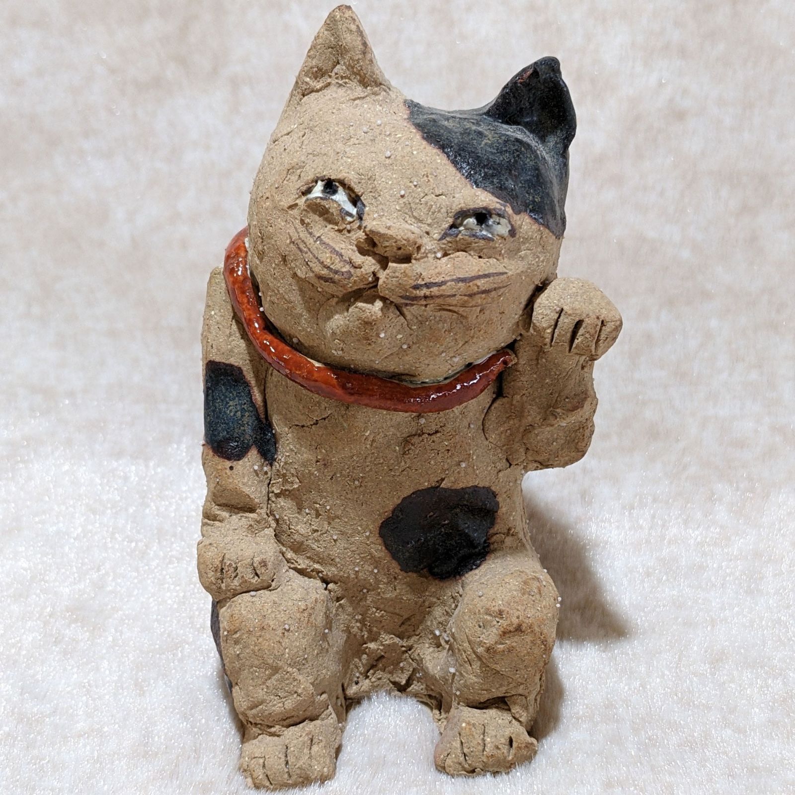 ささきようこ　陶人形　招き猫　猫　陶器　ペア ささきようこ 陶人形 招き猫 ペア - メルカリ