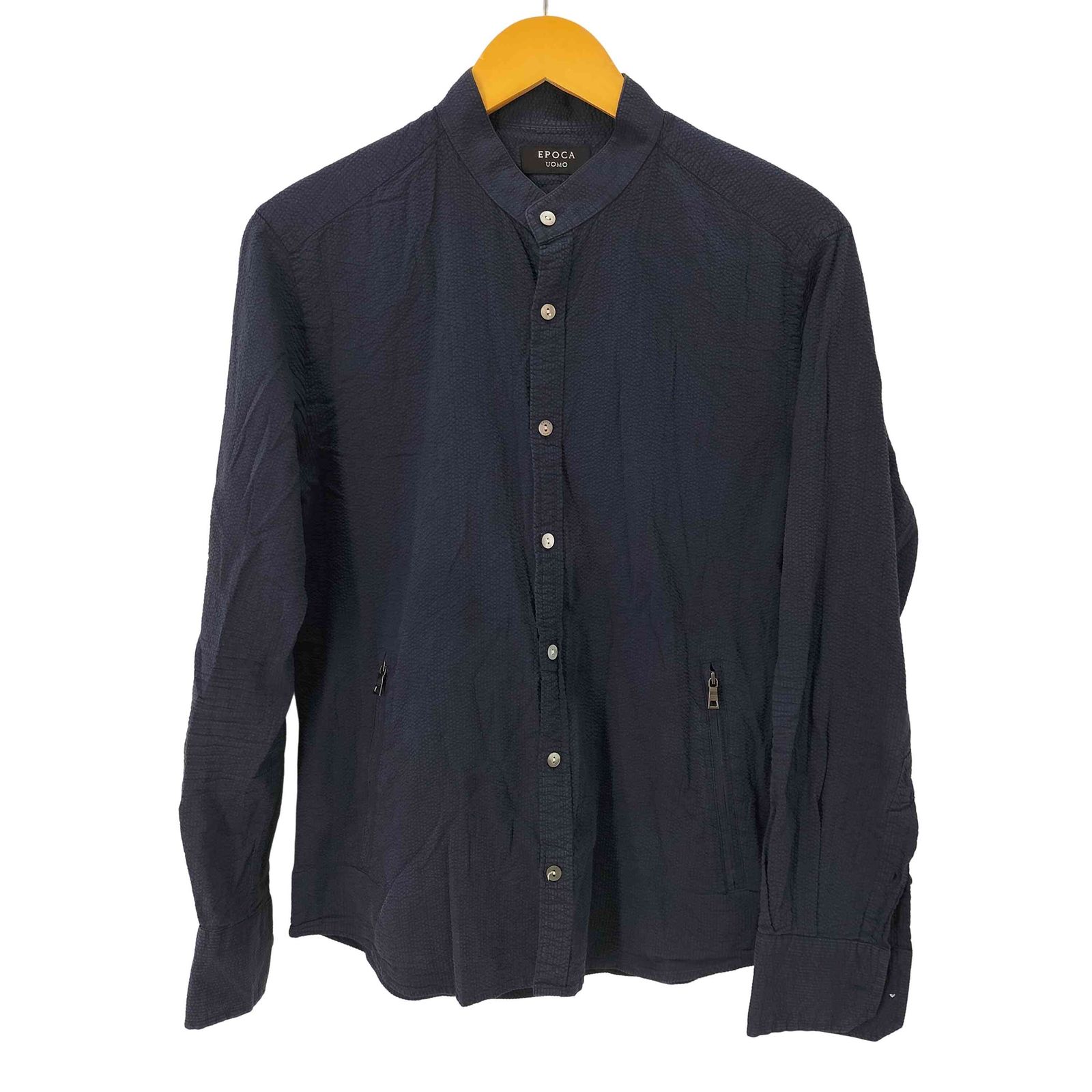 エポカウォモ Epoca uomo シアサッカーシャツ メンズ JPN：46 