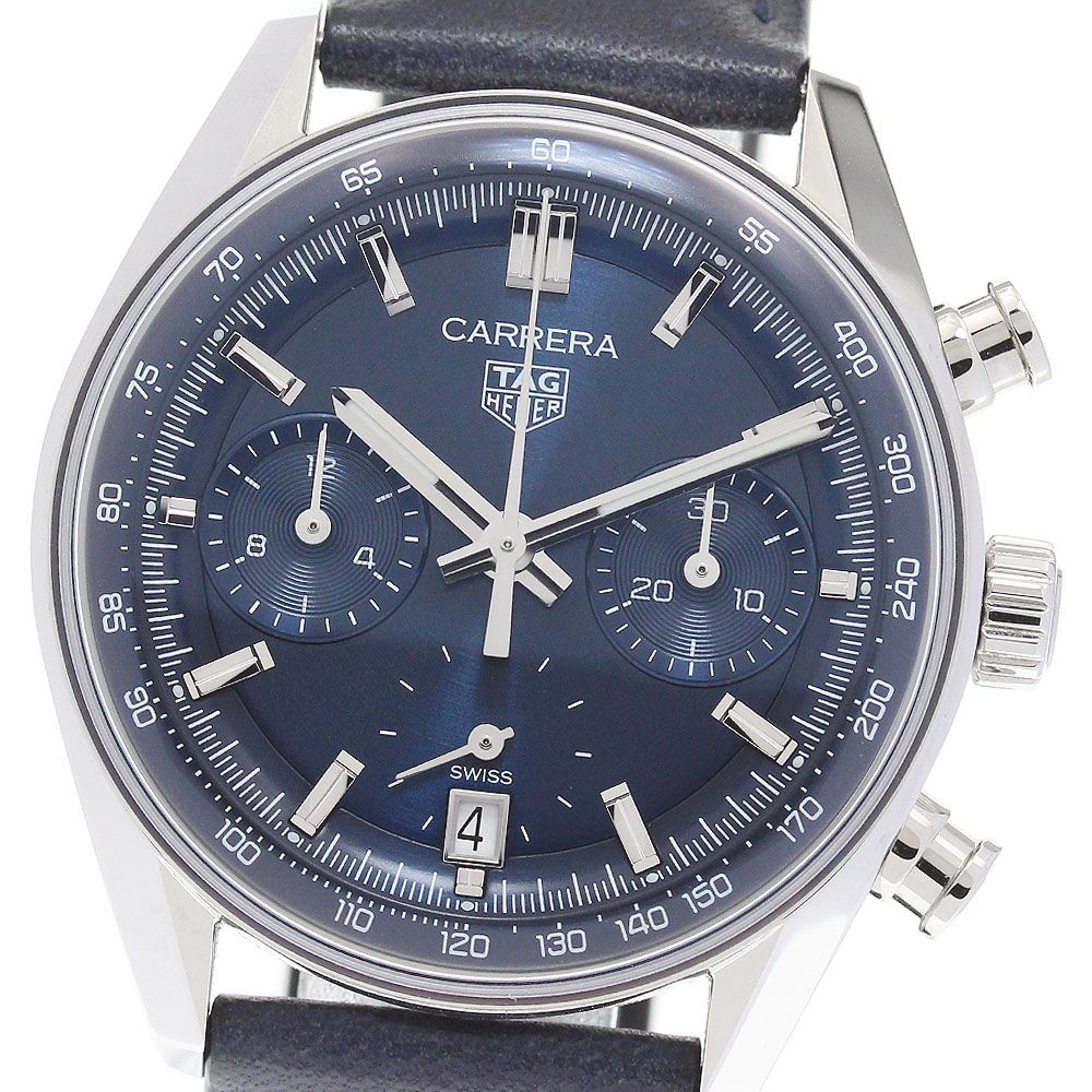 タグホイヤー TAG HEUER CBS2212-0 カレラ キャリバー ホイヤー02 クロノグラフ 自動巻き メンズ美品箱付き_846107
