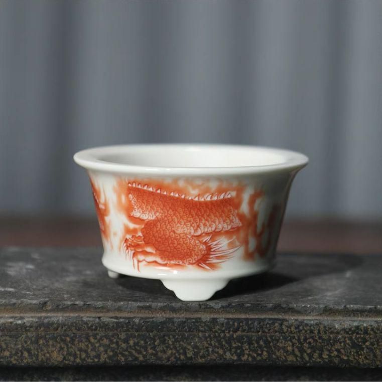 中国　海鼠盆栽鉢　小品盆栽　大品盆栽 盆栽鉢 植木鉢 小品盆栽鉢 大品盆栽鉢 - メルカリ