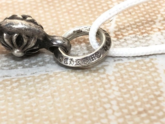 ❤️ SEES BY RINAKN鑑定済 CHROME HEARTS クロムハーツ 1BALL TINY CH CROSS CHARM 1ボールタイニーCHクロスチャーム 111421436