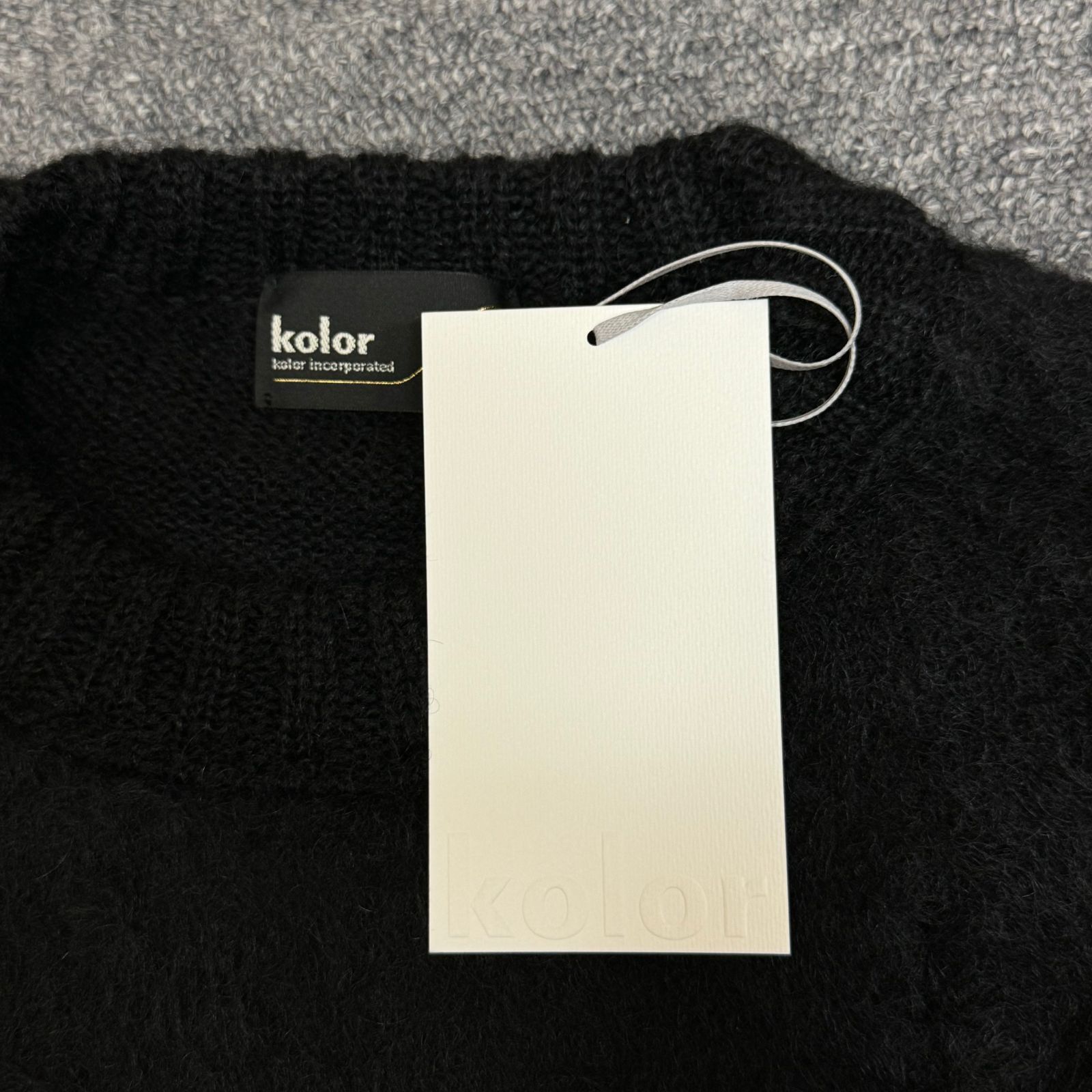 定価89100円 新品 kolor 23AW モヘヤニット セーター カラー 23WCM 
