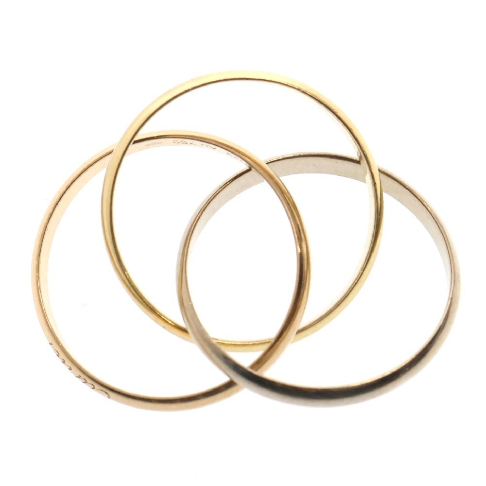 Cartier (カルティエ) トリニティ リング Au750 YG×PG×WG #57 指輪  