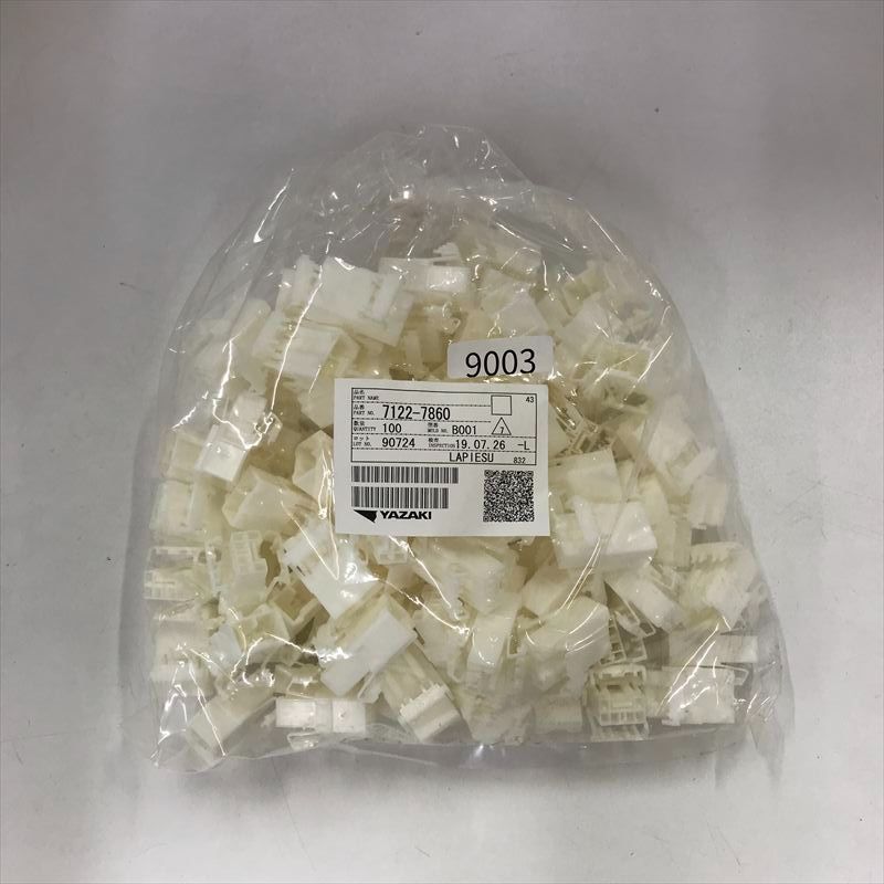 7122-7860,コネクタ/ハウジング,矢崎(YAZAKI),100個