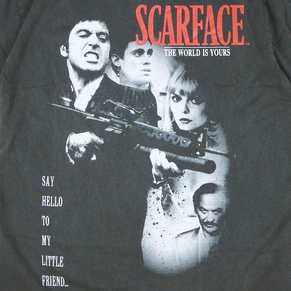 248 SCARFACE Tシャツ スカーフェイス 半袖 1983 アメリカ アル