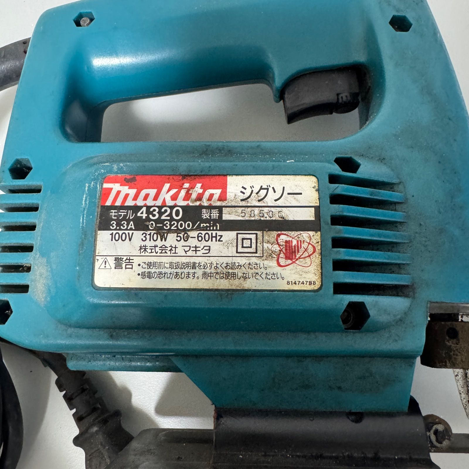 00198 makita/マキタ★ジグソー★model 4320【中古品】 マキタ ジグソー 4320 大阪工具買取エスクライン