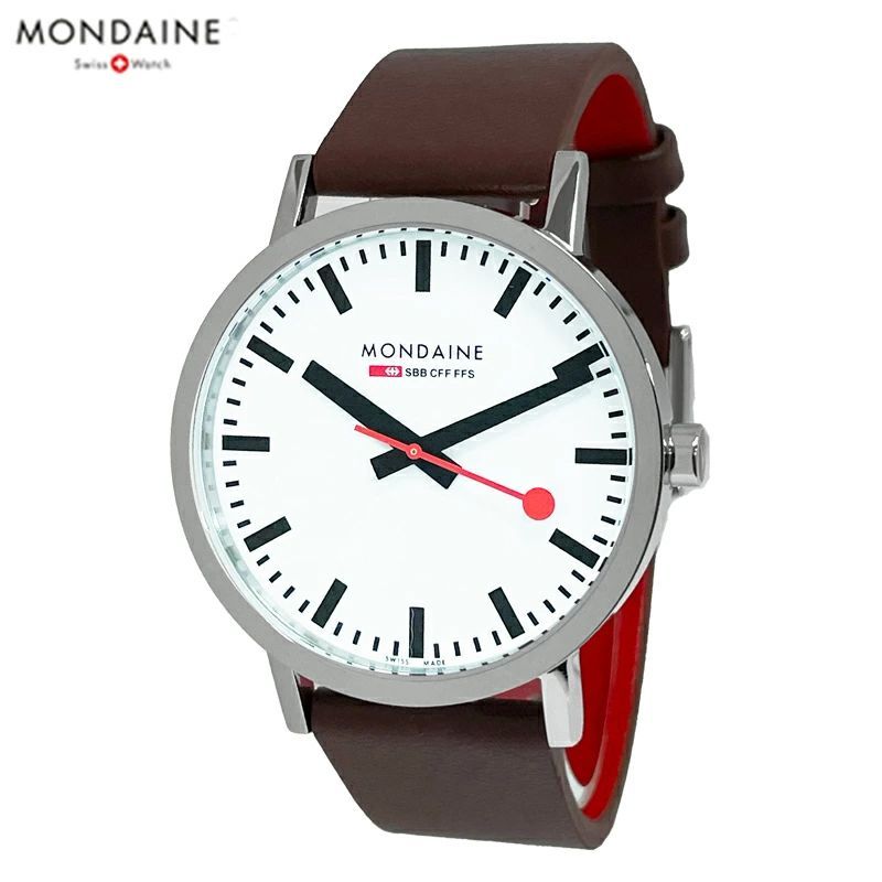 モンディーン MONDAINE 腕時計 クラシック 40mm グレープビーガンレザー Classic A660.30360.11SBGV メンズ 並行輸入品