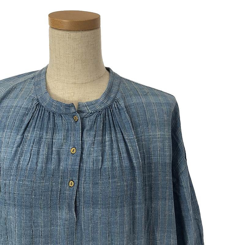 maku textiles / マクテキスタイルズ | スリット ギャザー オーバー  