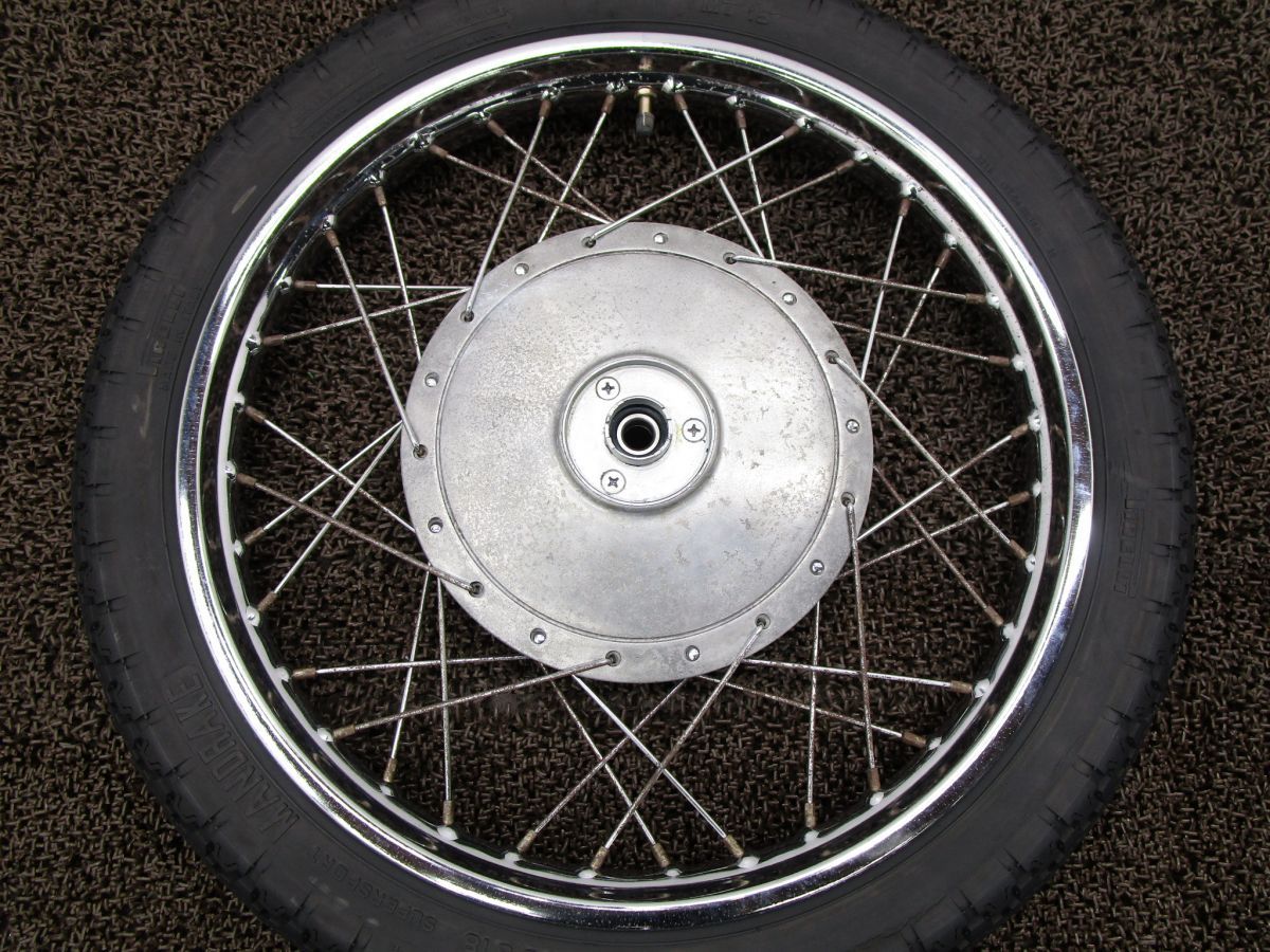 CBM72 フロントホイール □A5806 CBM72 ホンダ CBM72E ドリーム キャブ車 TYPE2