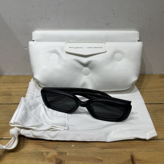 Maison Margiela×Gentle Monster MM106 レザー Maison Margiela X GENTLE MONSTER】MM106 Leather L01 BLACK (Gentle