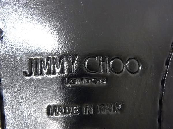 □極美品□ JIMMY CHOO ジミーチュウ レザー スタッズ ドレスシューズ