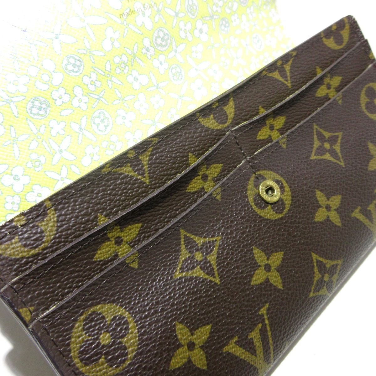 LOUIS VUITTON(ルイヴィトン) 長財布 モノグラムフルリ ポルトフォイユ