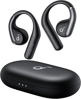 Anker Soundcore AeroFit Bluetooth 5.3 オープンイヤー型ワイヤレスイヤホン | IP57防塵防水規格| 最大42時間再生 | マルチポイント接続|PSE技術基準適合 ブラック
