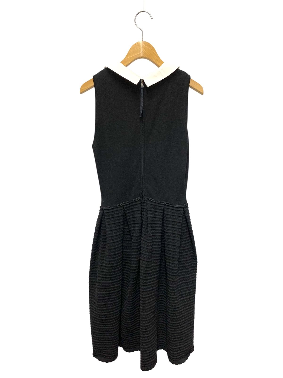 【1回着用✨完売品】デイジーリンフォクシー 襟付 ニットドレス ノーブル 38 デイジーリン for フォクシー ワンピース ノーブルドレス 32254 38