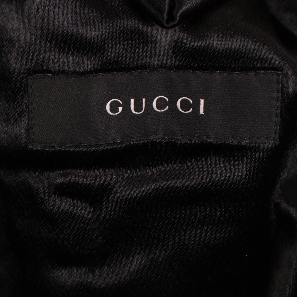 グッチ GUCCI トムフォード期 ベロア ジャケット ブルゾン ミリタリー 