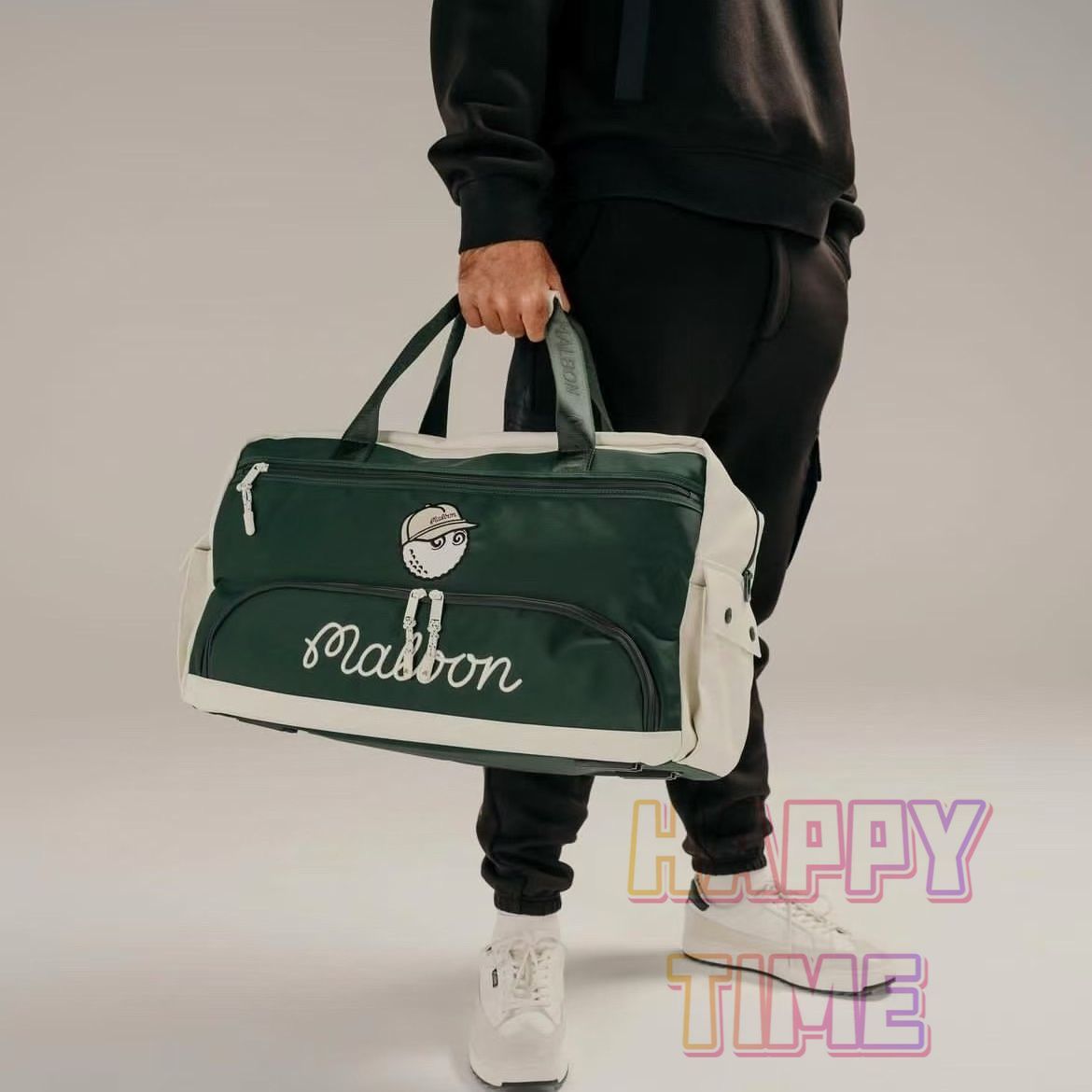 MALBON GOLF ボストンバッグ シューズ収納 軽量 大容量
